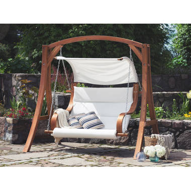 Arianna hardwood hanging porch swing new arrivals